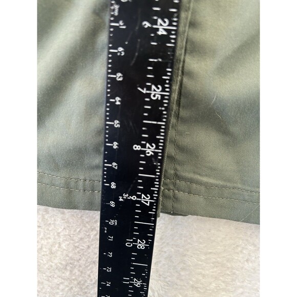 Cherokee Workwear Scrubs Snap Front Jacket Olive Green Size Small Nurse Medical - Picture 7 of 7